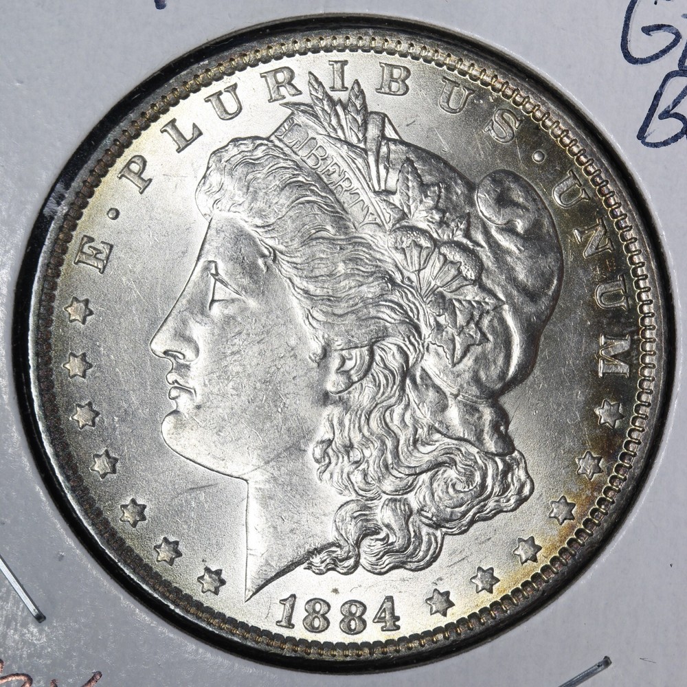 1884 Morgan Silver Dollar GEM BU *UNCIRCULATED* MS E367 KMX