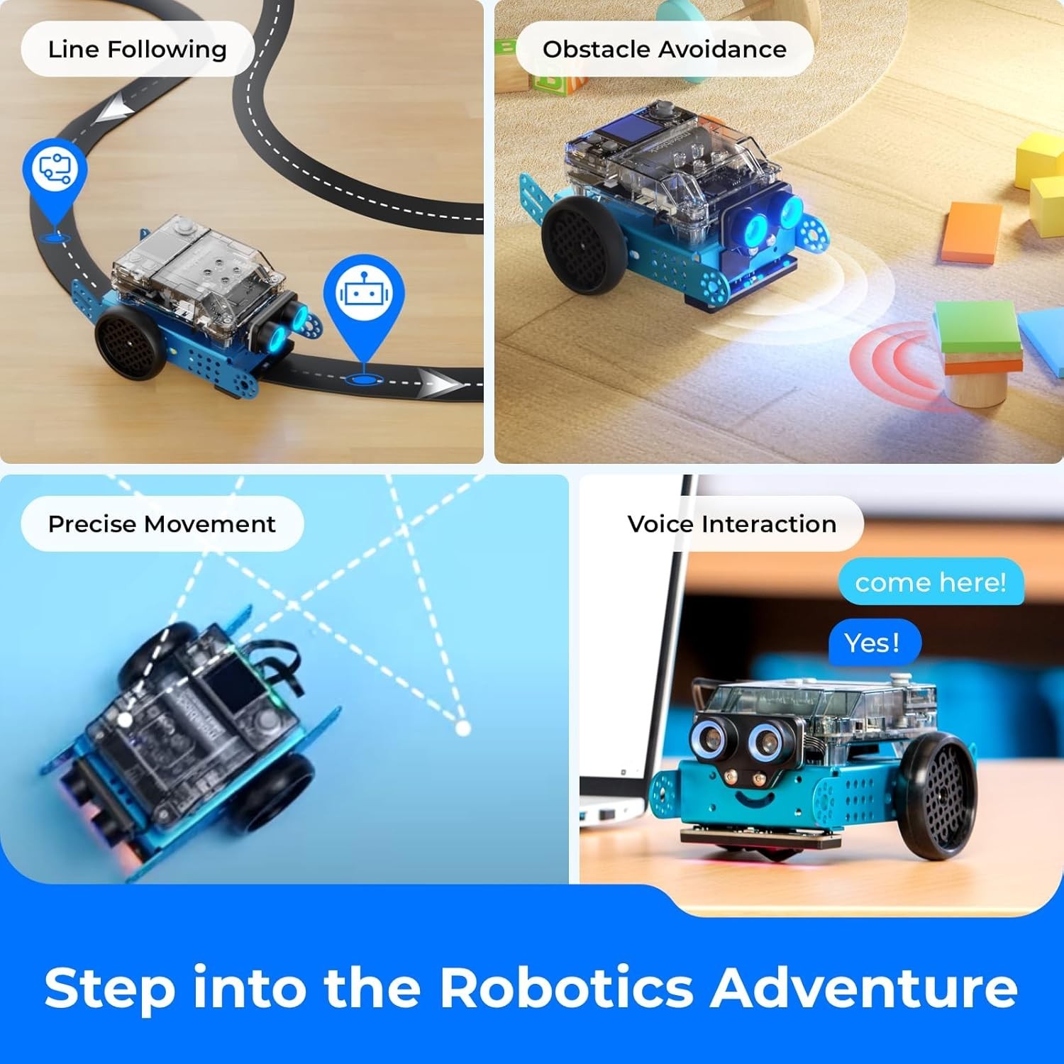 Makeblock mBot2 Coding Robot for Kids 8-12+, Scratch & Python, STEM Kit