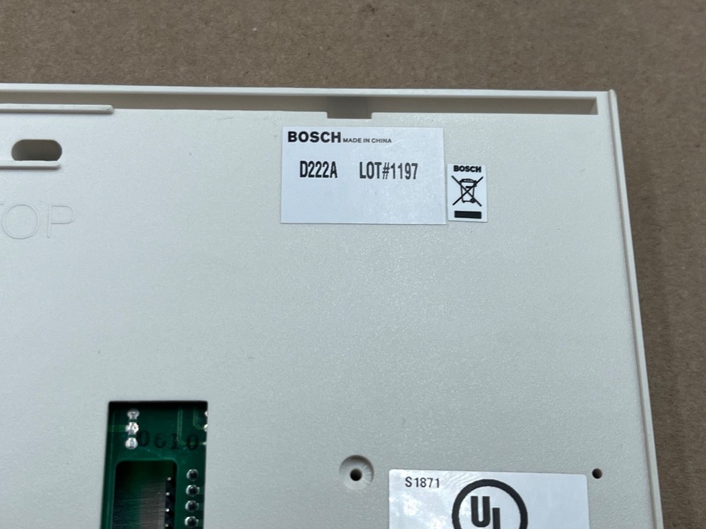 Radionics Bosch D222A LCD Alarm Keypad Alpha Command Center