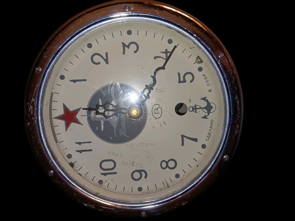 WWII Soviet Navy Submarine Clocks
