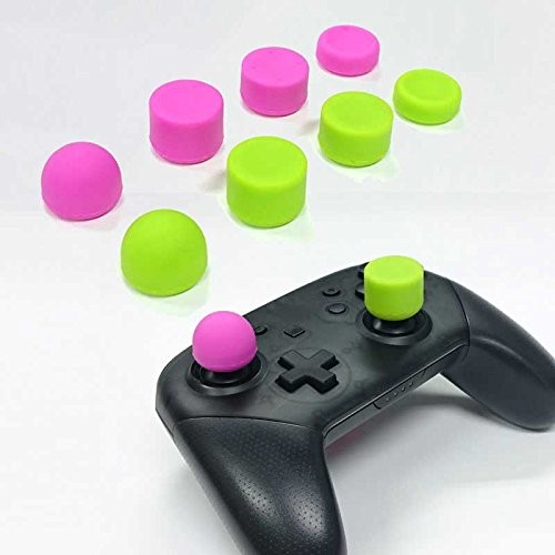 Switchプロコントローラー用アシストキャップ【AIM Sniper PRO】 Green, Pink