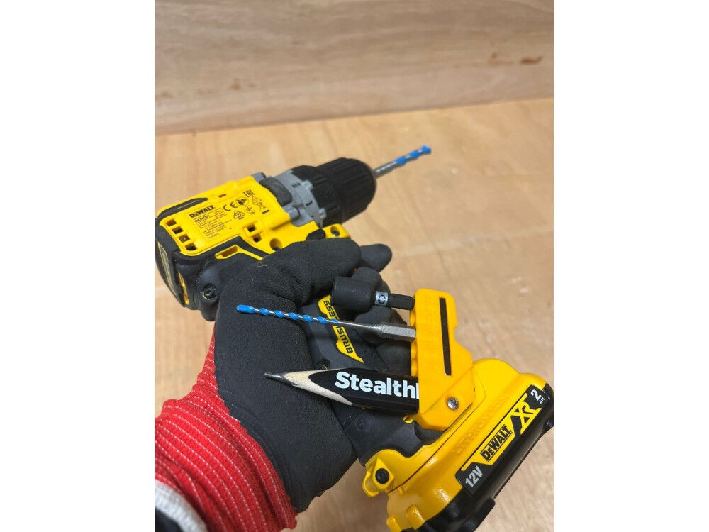 Stealthmounts 4590 Bit Holder For Dewalt Xr & Flexvolt Tools 2Pk Yellow