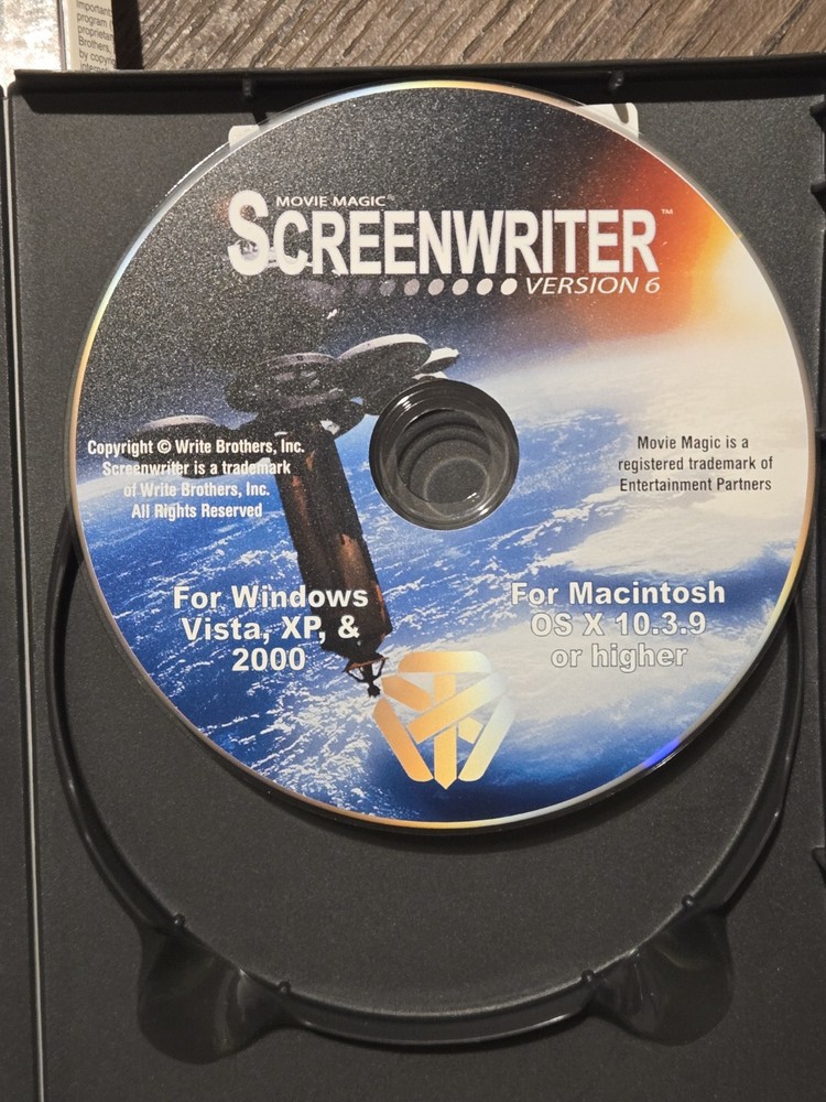 Write Brothers Movie Magic Screenwriter 6 - Full Version for Windows