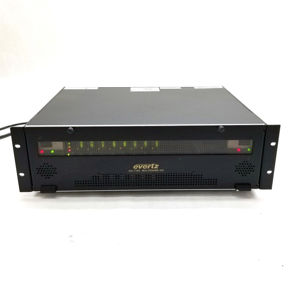 Evertz Microsystems 7700FR-C Mutliframe Chassis Frame w/1*7700FC/8*7707LR