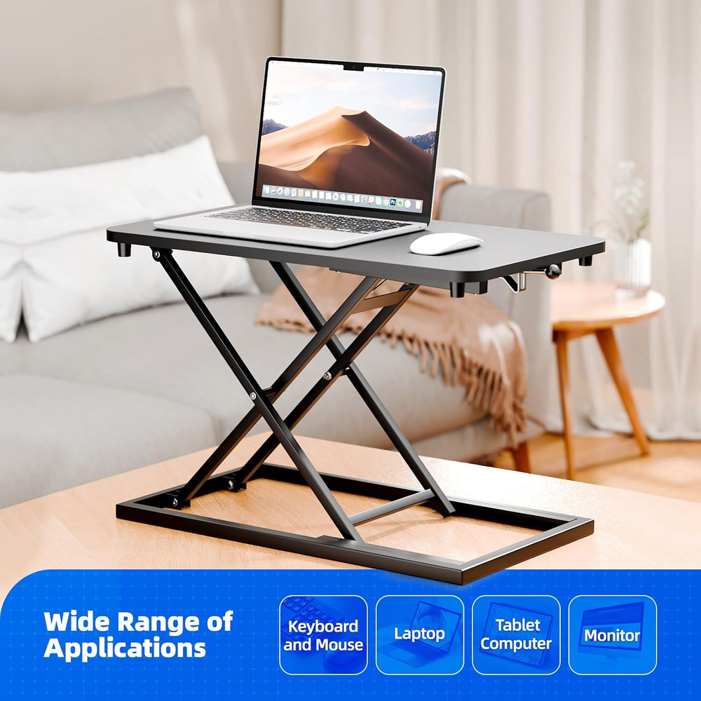 Standing Desk Converter Height Adjustable, Sit to Stand up Desk Riser Computer W