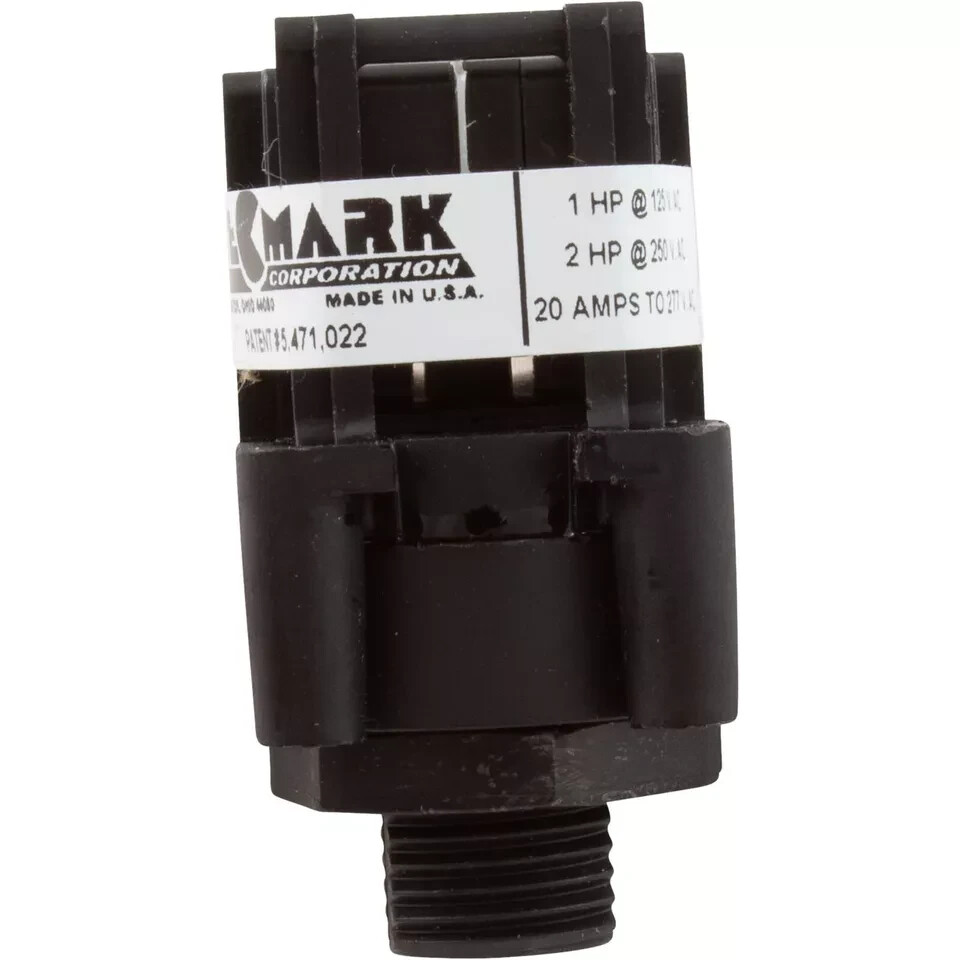 Tecmark Spa Air Switch TBS317 TBS 317, DPDT, 20A, thd, latch