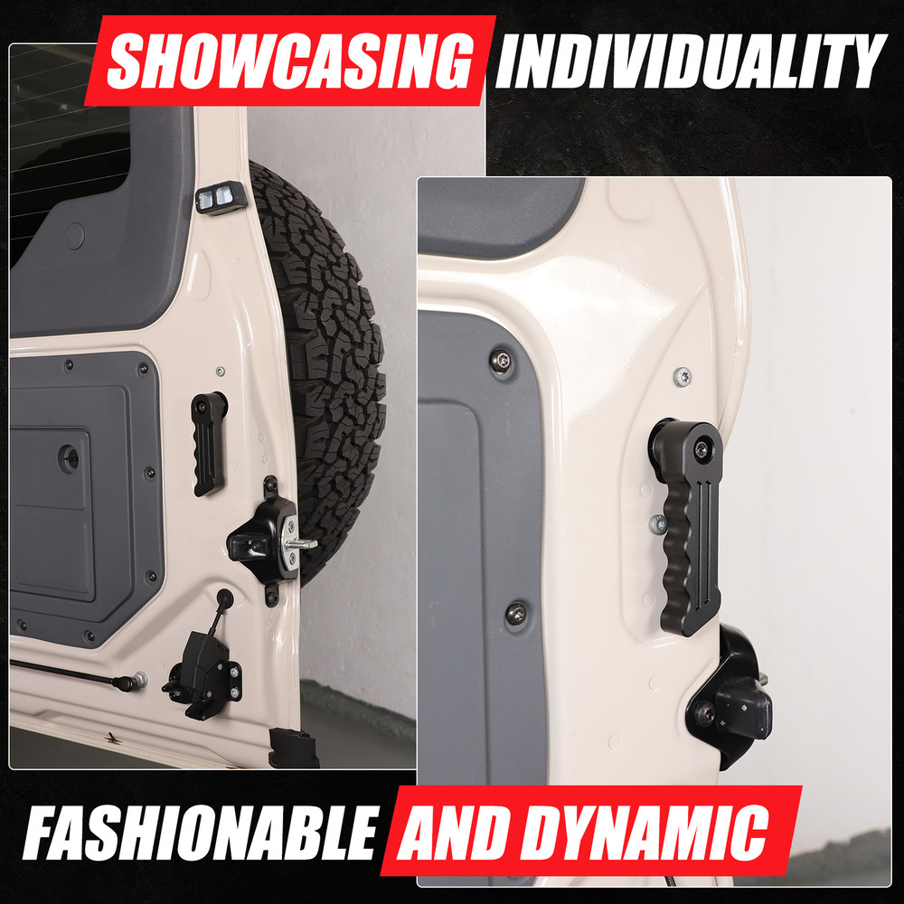 Black Inner Tailgate Switch Handle Off For Ineos Grenadier 2022-2024