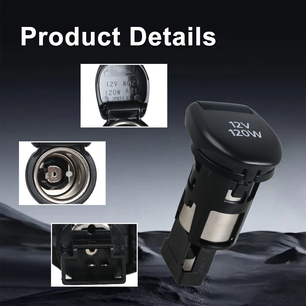 1pc Car Cigarette Lighter Socket for 2014-2017 Nissan Versa Note 1.6L New