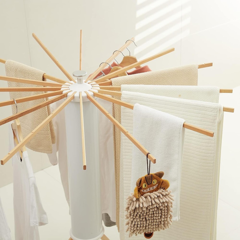 Tripod Clothes Drying Rack, Garment Rack Portable and Foldable Space Saving