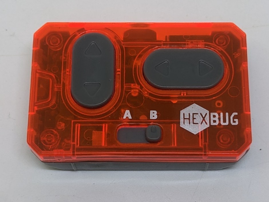 HexBug Battlebots Transparent Orange Handheld Robot Remote Control Only Tested