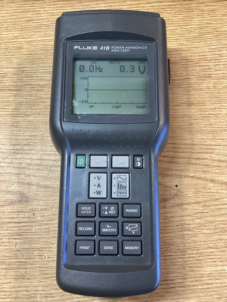 Fluke 41B Portable Harmonics Analyzer for Power Quality Measurement Excellent