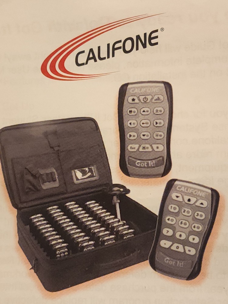 Califone Got It! Interactive Wireless Student Response System Clicker & Software