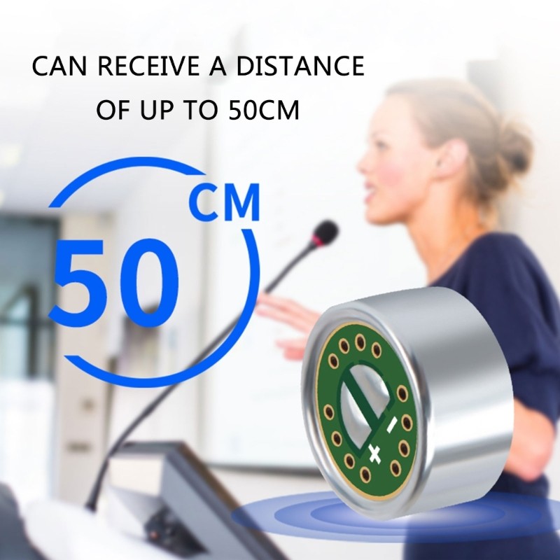 Unidirectional Electret Handling Microphone Elements for Live Sound Applications