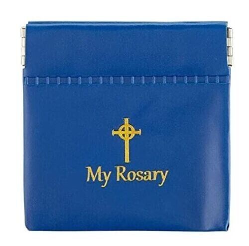 Lot of 5 My Rosay Pouch Cases Vinyl Squeeze Top 3"SQ Black White Blue Red Brown