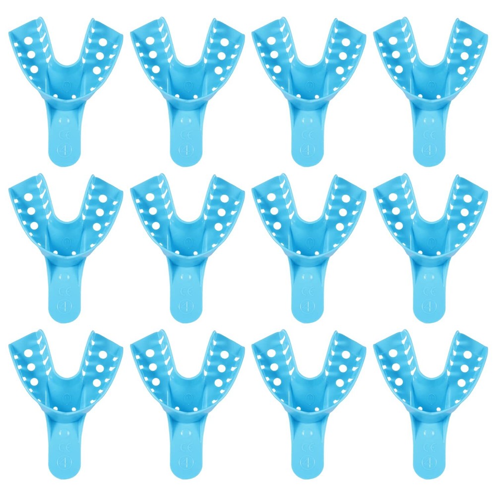 Dental Impression Trays Upper and Lower Autoclavable Perforated Impression Tray