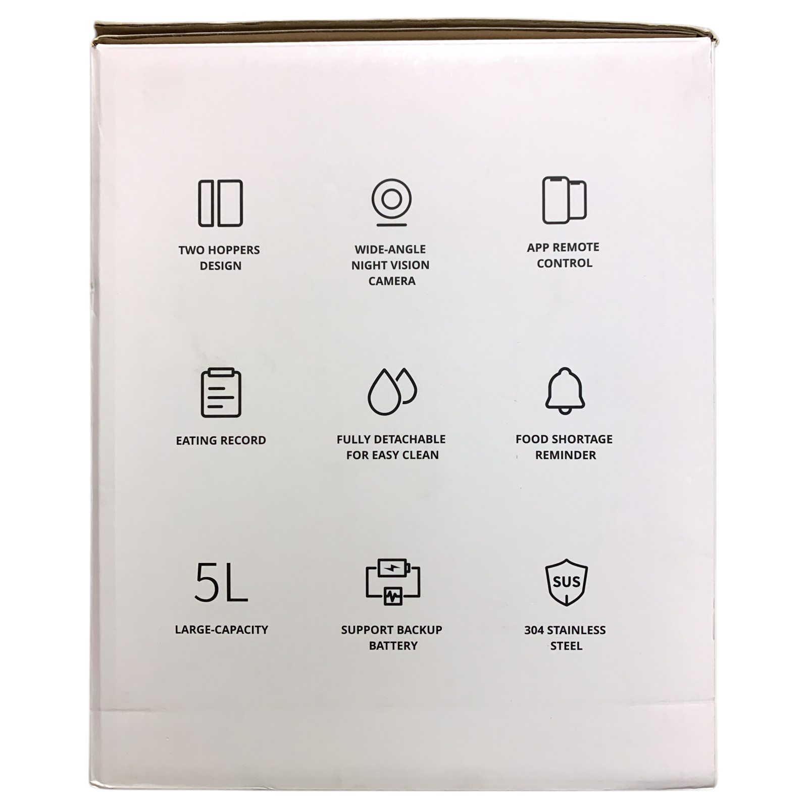 PetKit YumShare Dual-Hopper with Camera Smart Pet Feeder, 5L Capacity Total