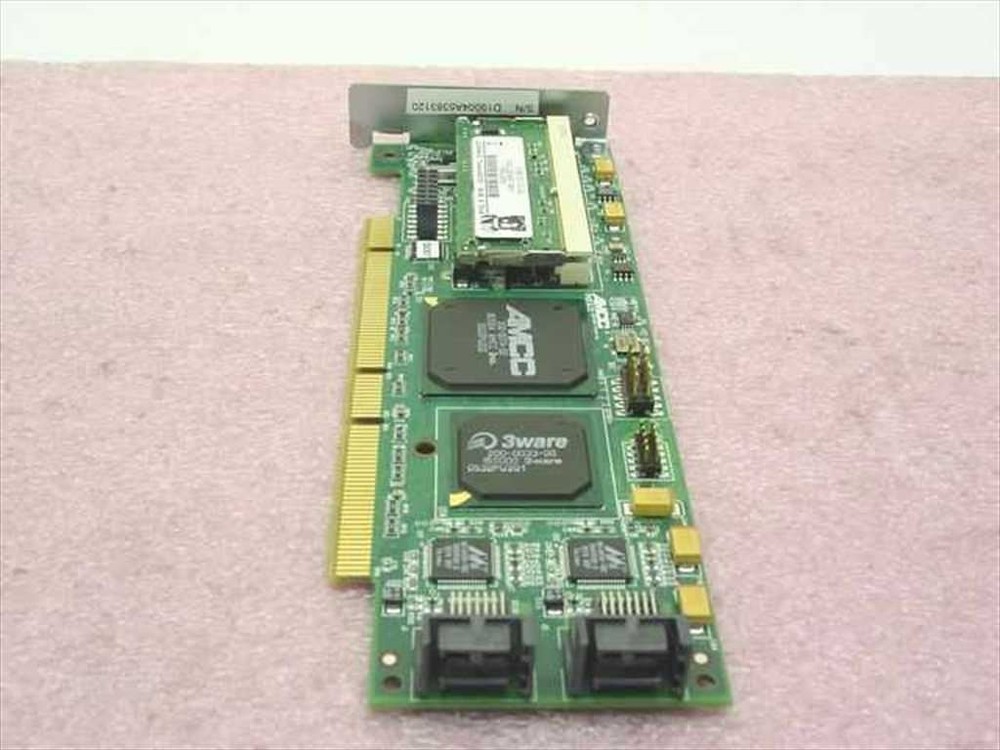 AMCC 3ware 64-bit/66MHz SATA Raid Controller Card 700-0 9500S-4LP