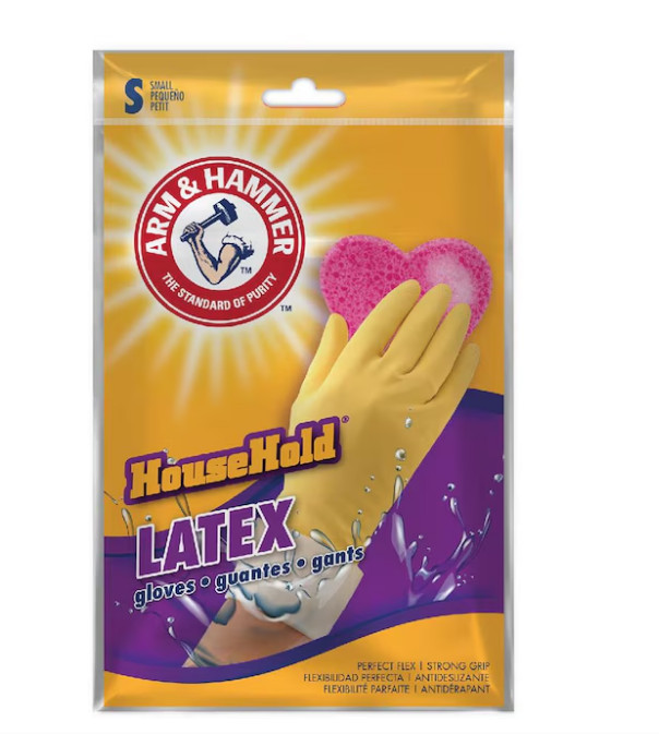 Arm & Hammer Medium Embossed Reusable Cleaning Gloves