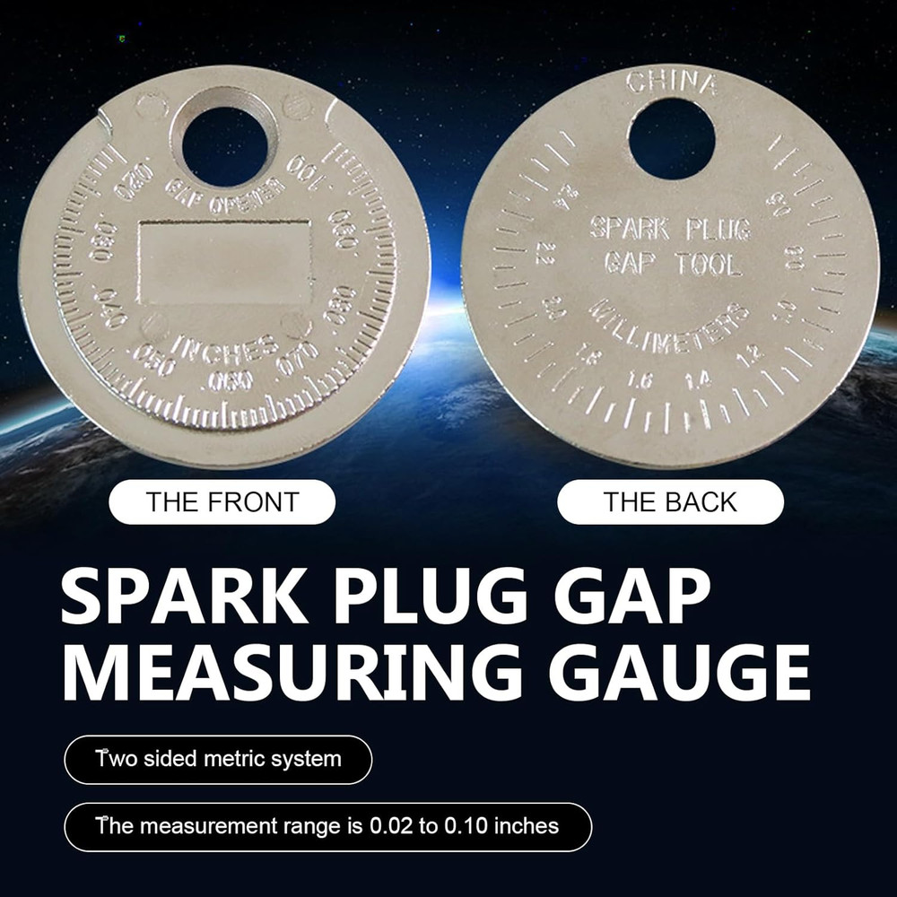 2Pack Spark Plug Gap Tool Gapper Gauge Universal Car Engine Tuner Mechanic Tools