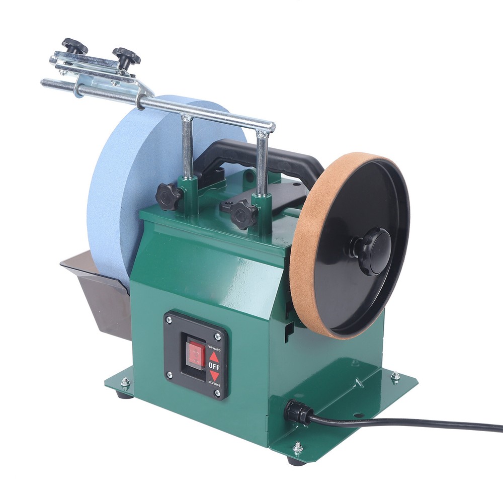 10in Water-cooled Grinder Electric Knife Sharpener Low Speed Grinding Machine US
