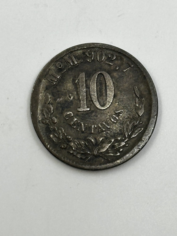 1894 Mo M Mexico Silver 10 Centavos KM 403.7