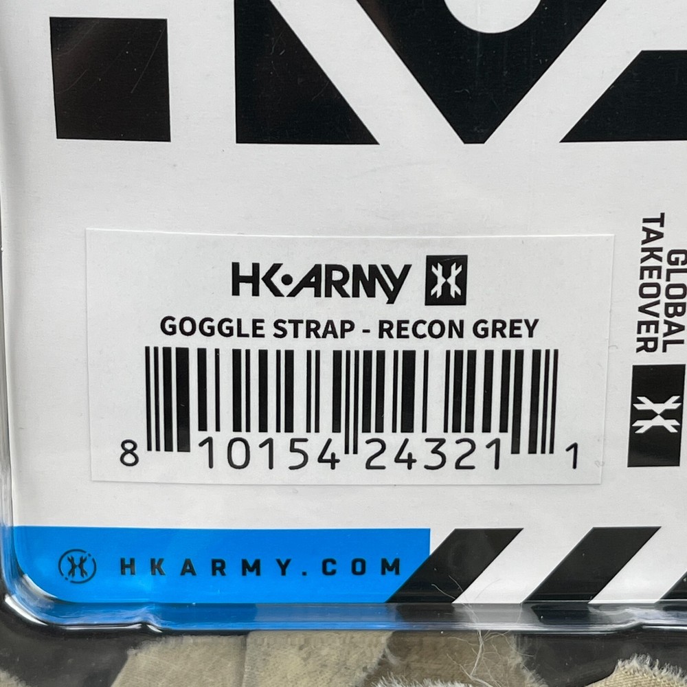 NEW HK Army Universal Goggle Strap - Recon - Grey