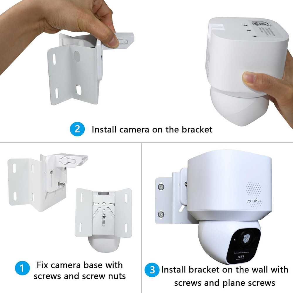 Camera Corner Mount Compatible with Eufy Solocam S340, Solocam E30, Solocam E42,