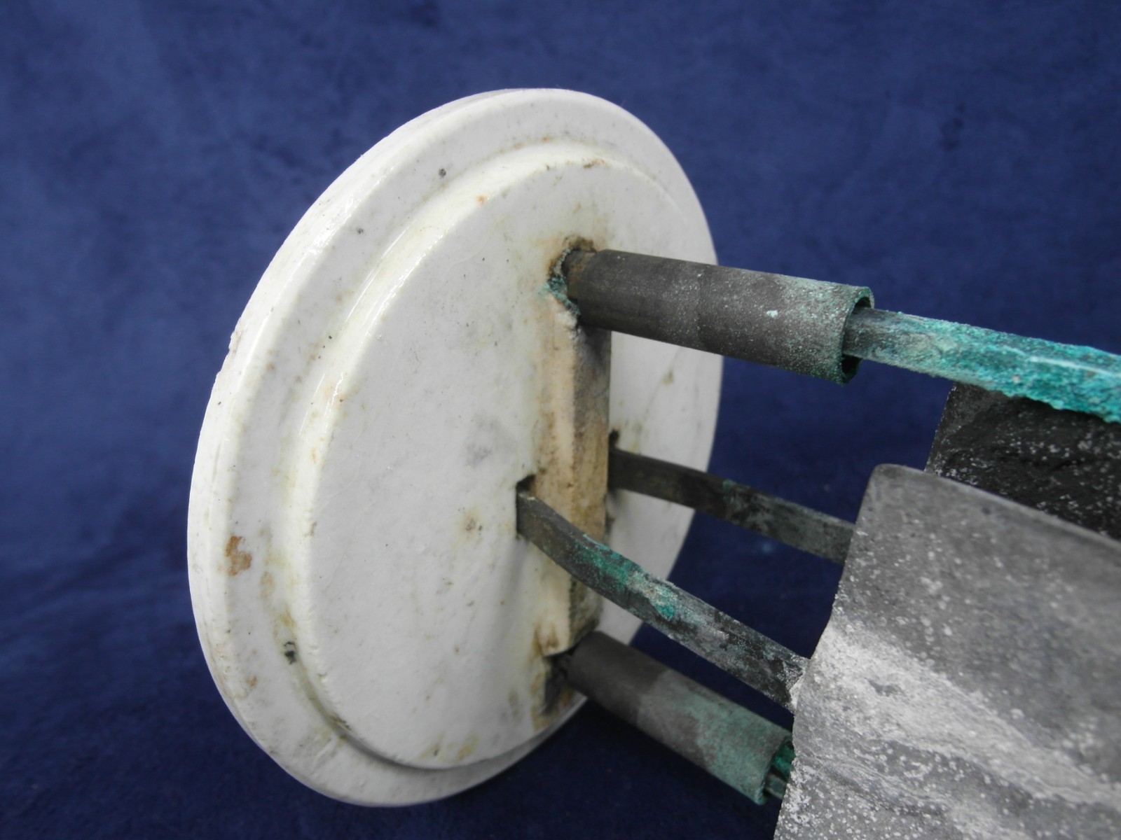 Edison Lalande Wet Cell Porcelain Battery Pat 1883