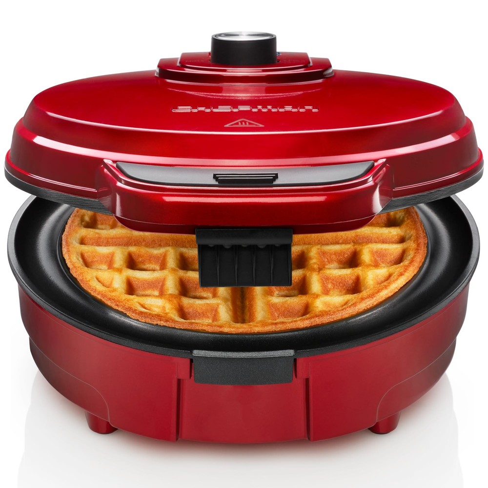 Anti-Overflow Belgian Waffle Maker w/Shade Selector, Temperature Control Mess...