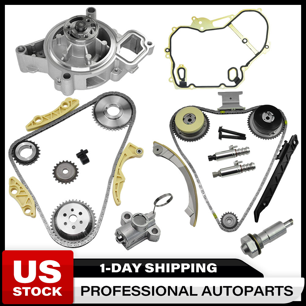 Timing Chain Kit Water Pump VVT Gear for 09-17 Chevy Equinox Buick GMC 2.4L 2.2L