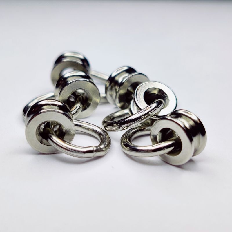 Solid Ring with Welded Grommet for Leaders - SPJigging