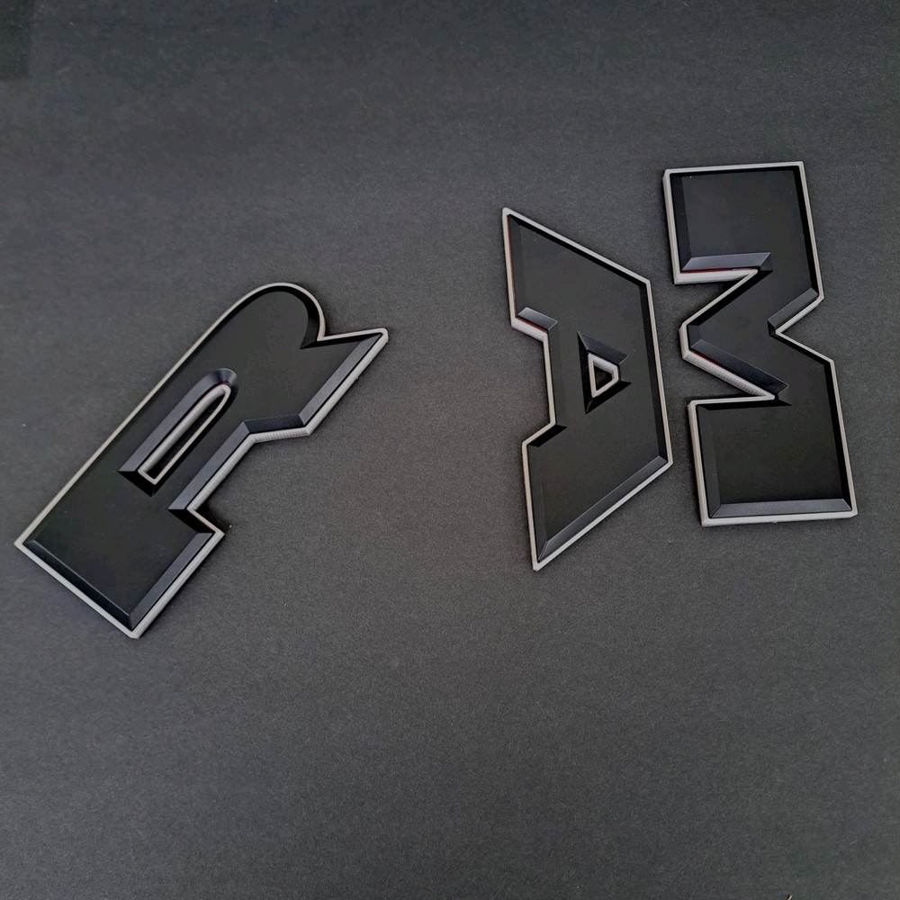 RAM SERIES LED Module Illuminated Emblem 2025 2026 Black