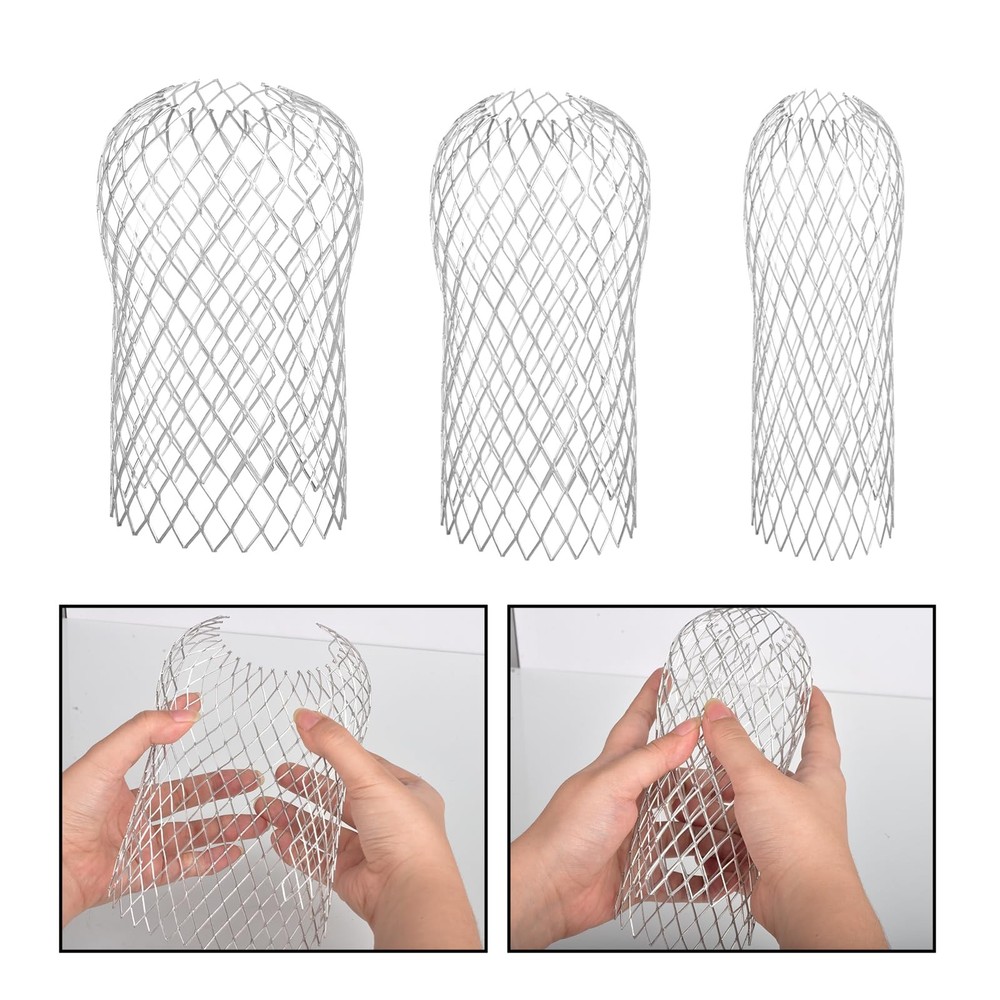 CAPHONT Gutter Guard 8 Pack, Downspout 3.5 Inch Adjustable 8 Pcs