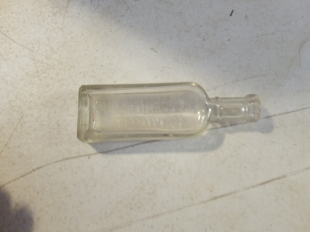Antique "McCormick & Co. Baltimore" Clear Rectangular Glass Bottle, Intact