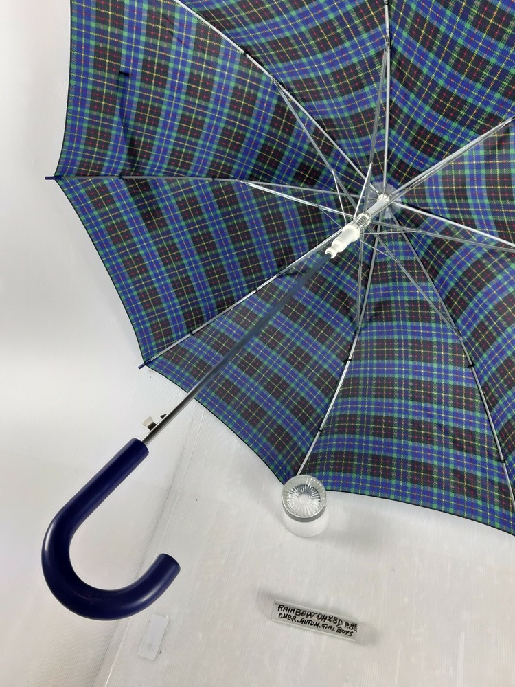 Long/Mini Umbrella - Automatic - Boys - 8 Slats - 0428D - Rainbow
