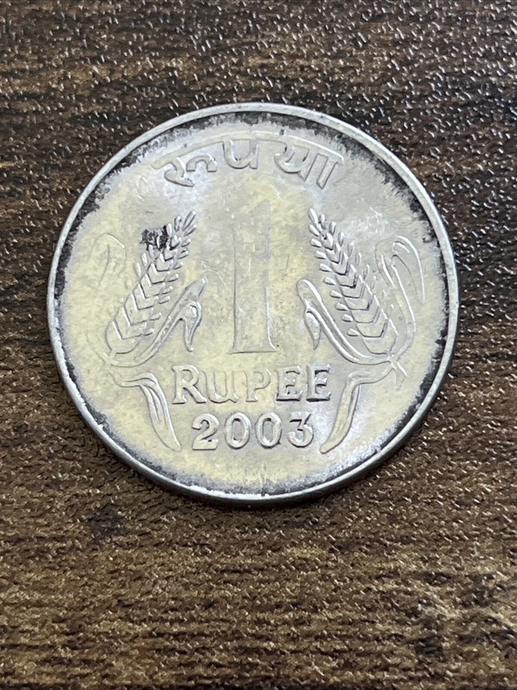 2003 India 1 Rupee Actual Coin TK6551*