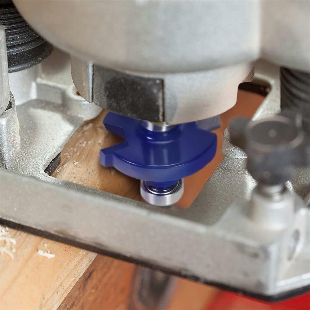 WORKPRO 15PC Router Bits Set 1/4-Inch Shank Tungsten Carbide Router Bits For DIY