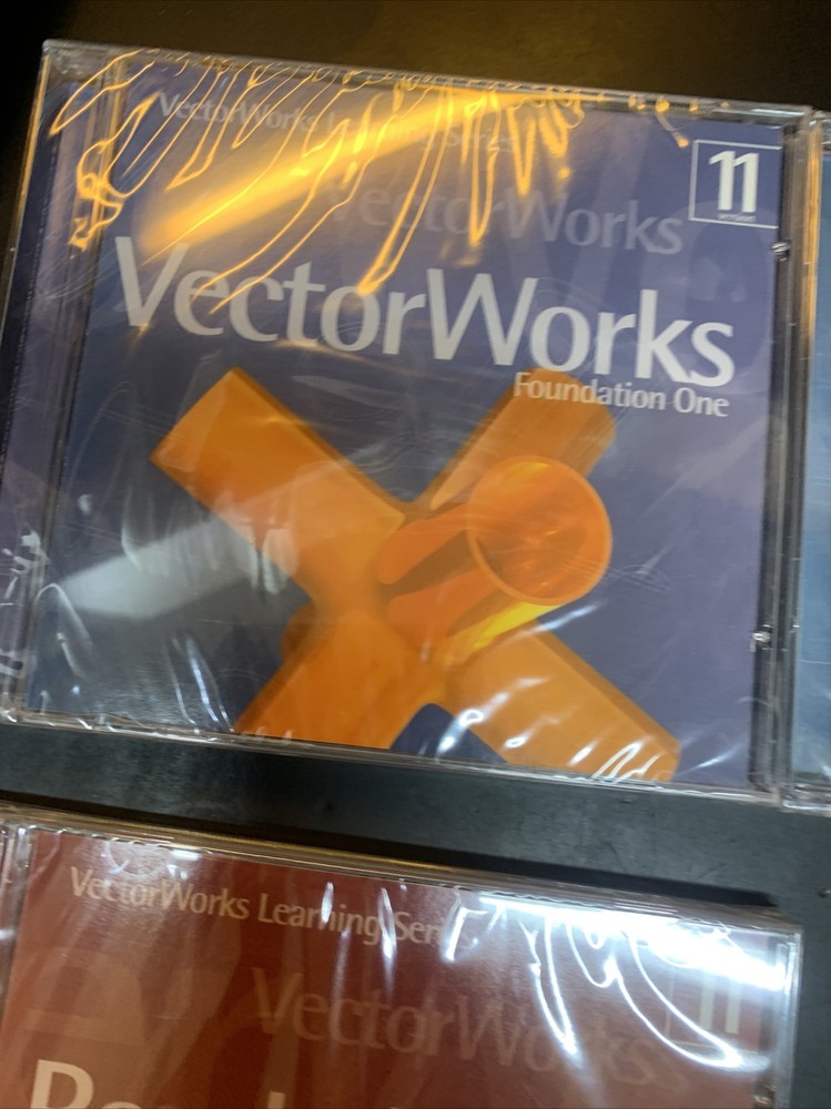 VectorWorks Learning Series, Architect & RenderWorks CD PC Version 11 New