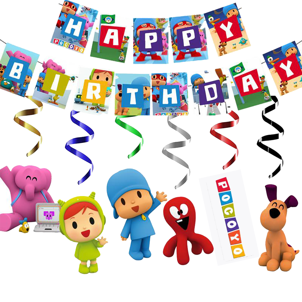 Pocoyo pato birthday party supplies favor centerpiece decoration event theme toy