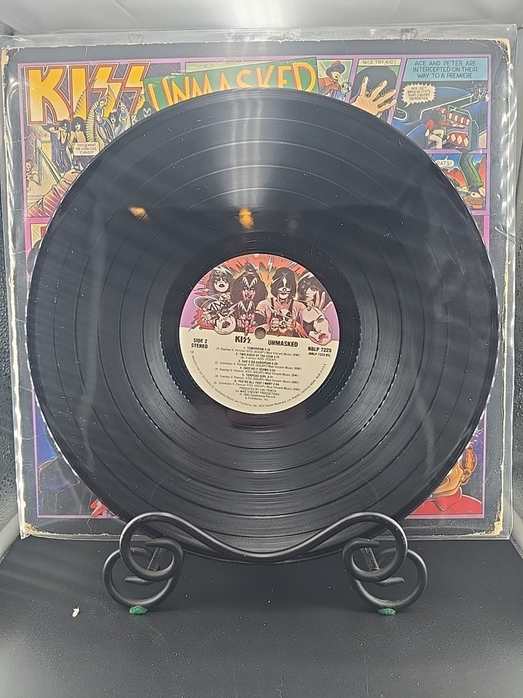 KISS Unmasked Autographed Inner Peter Chris & Ace Frehley Casablanca VG+/VG