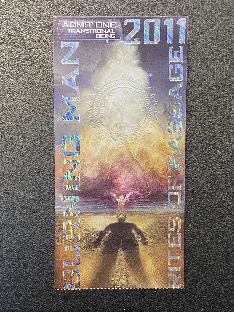 Burning Man 2011 Ticket Stub (used) - #00503