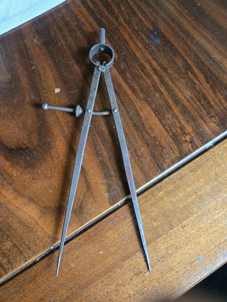 Antique Straight Sector Compass