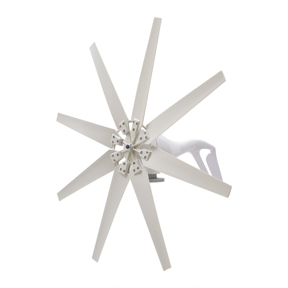 600W 8 Blades Wind Turbine Generator Kit with Charge Controller Windmill Power