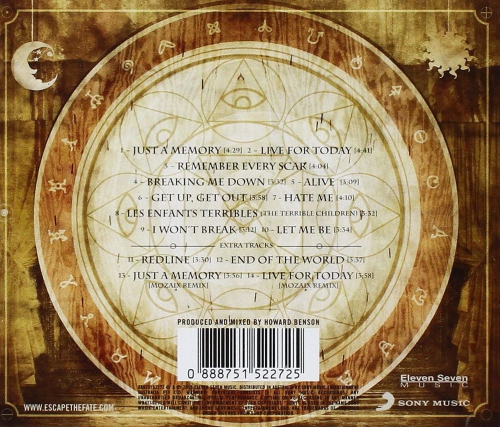 Escape The Fate Hate Me (CD)