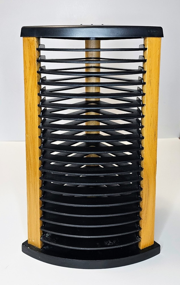 Fellowes 20 CD Compact Disc Storage Holder Case Media Rack Organizer