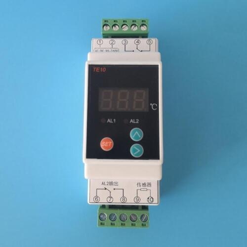 Temperature Controller DIN Rail Digital Thermostat Sensor -40~110°c 7A/250VAC-