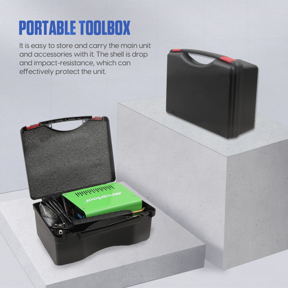 80W Hot Stapler Plastic Welder Kit Car Bumper Repair Welding Machine 600 Staples