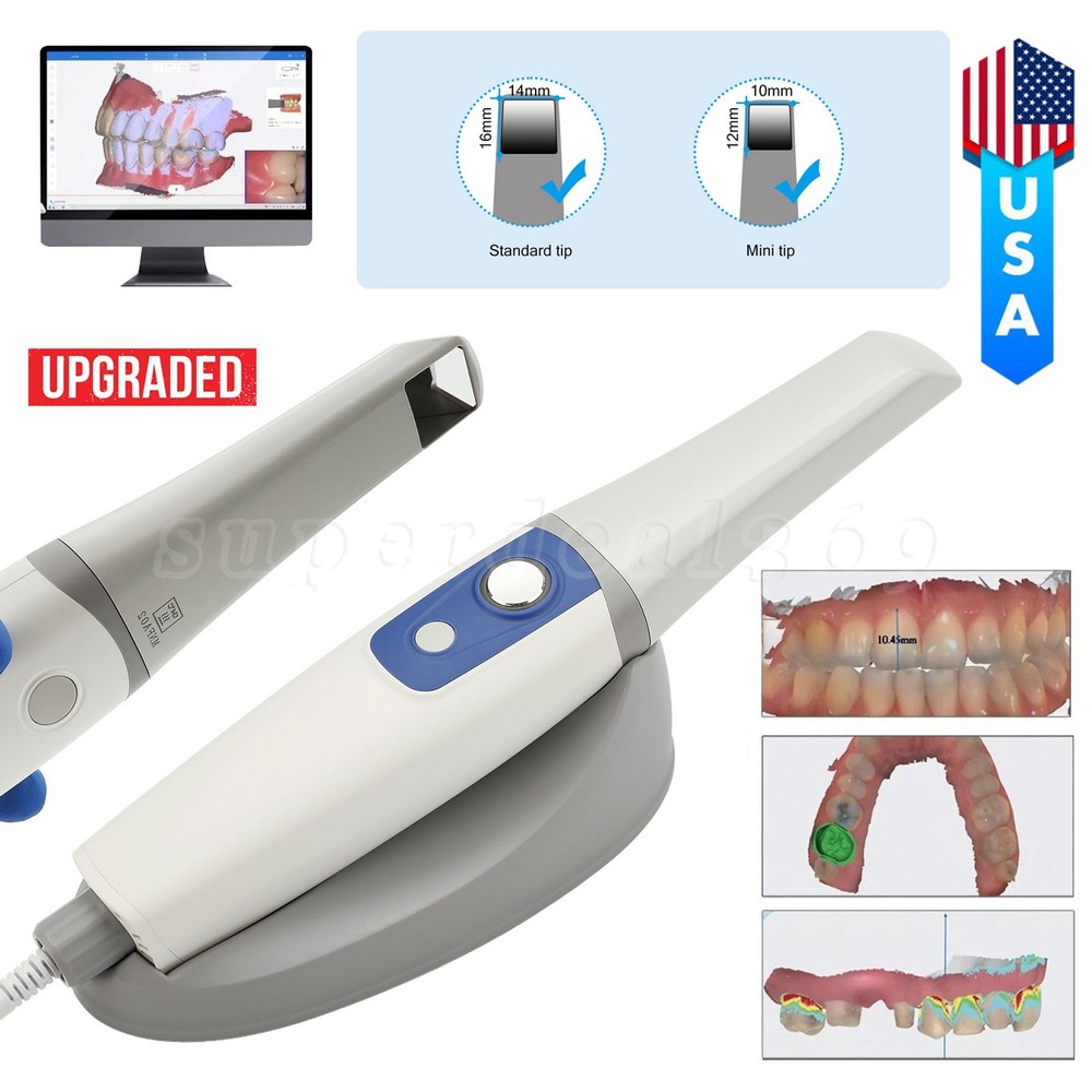 Dental Intra oral Scanner Remote sensing function AI Scanning Software+4 Tips S4