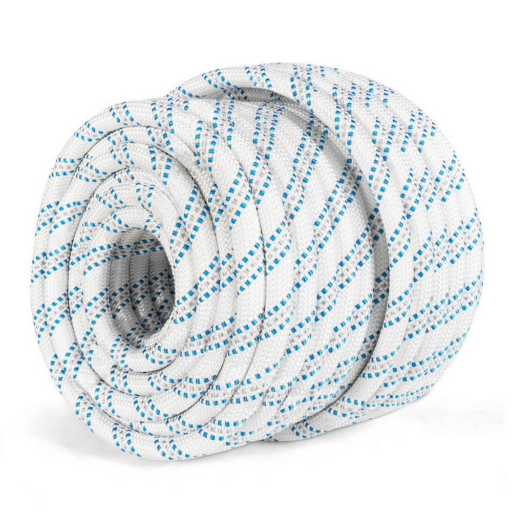 Nylon Double Braid Polyester Arborist Bull Rope 5/8" × 150' Pulling Rigging Line