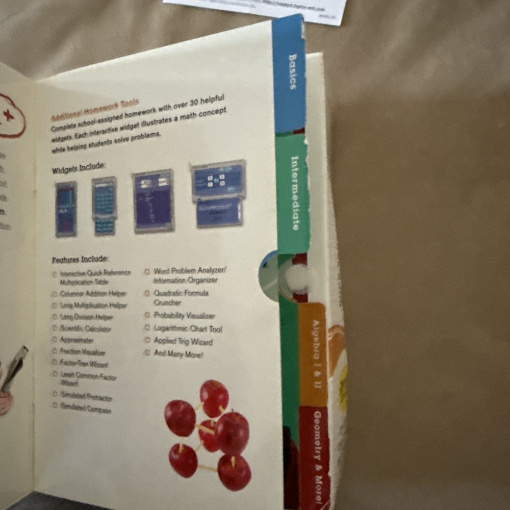 Math Success Deluxe 2009 PC CD-ROM 2 Disc Set w/ Box Learning Software Ages 9+